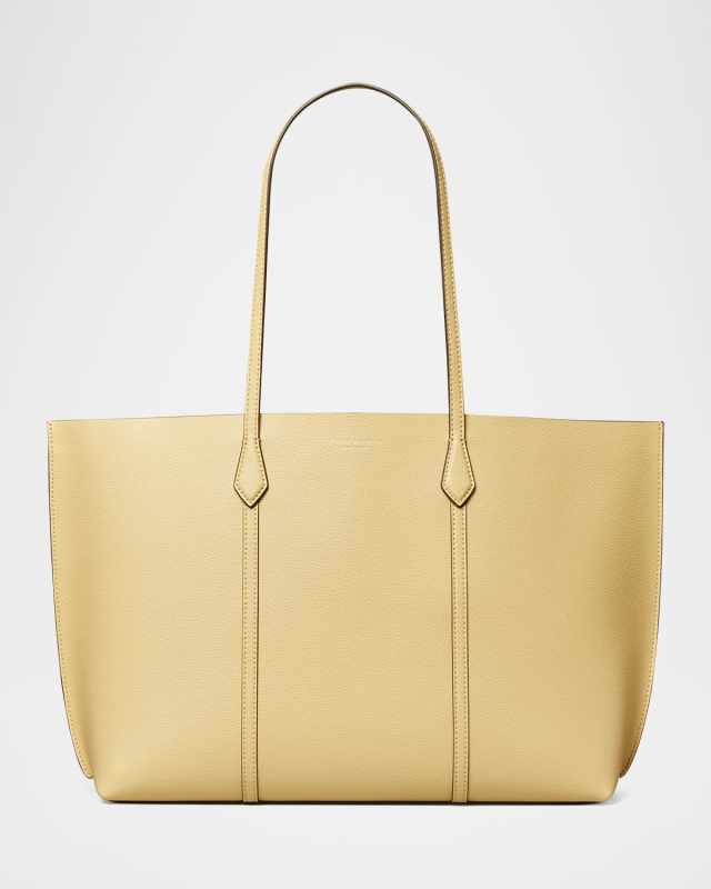 Perry Leather Compartment Tote Bag